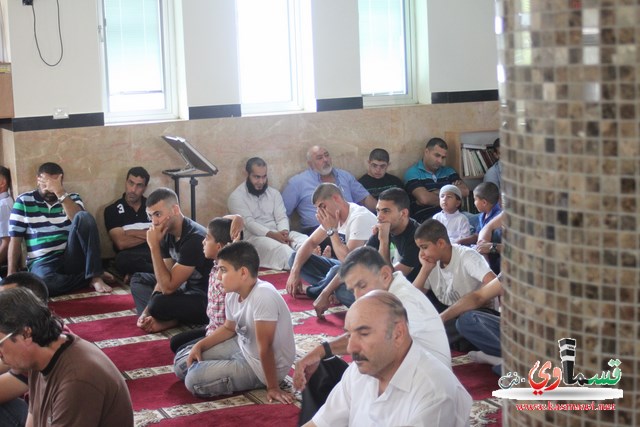شعائر خطبة وصلاة الجمعة من مسجد بلال في كفرقاسم والشيخ ايوب عامر